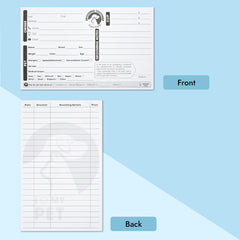 Juvale grooming cards prevent ink bleed-through keeping records legible