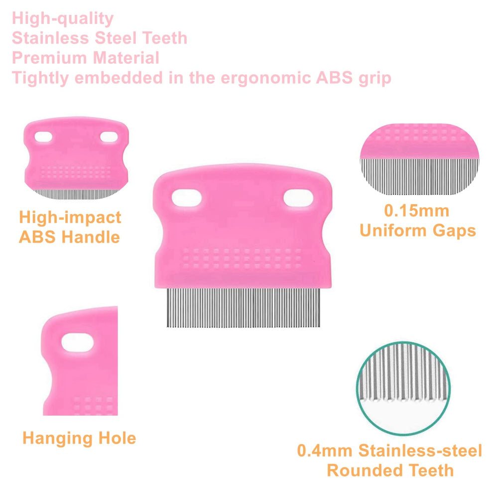 JUWANTU ergonomic-handle combs offer comfortable grip for longer grooming sessions.