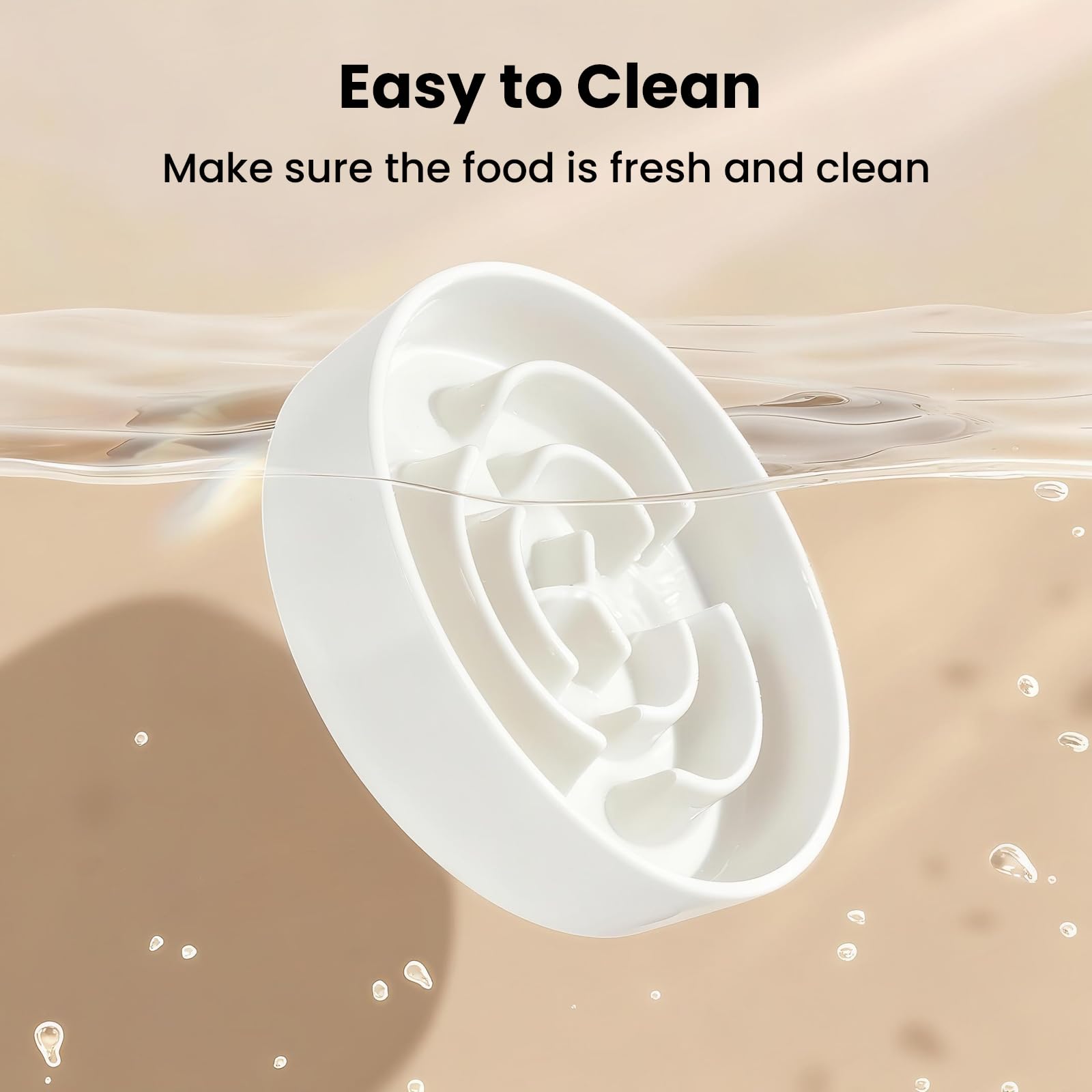 JuWow bowl is easy to clean, dishwasher safe after meals.
