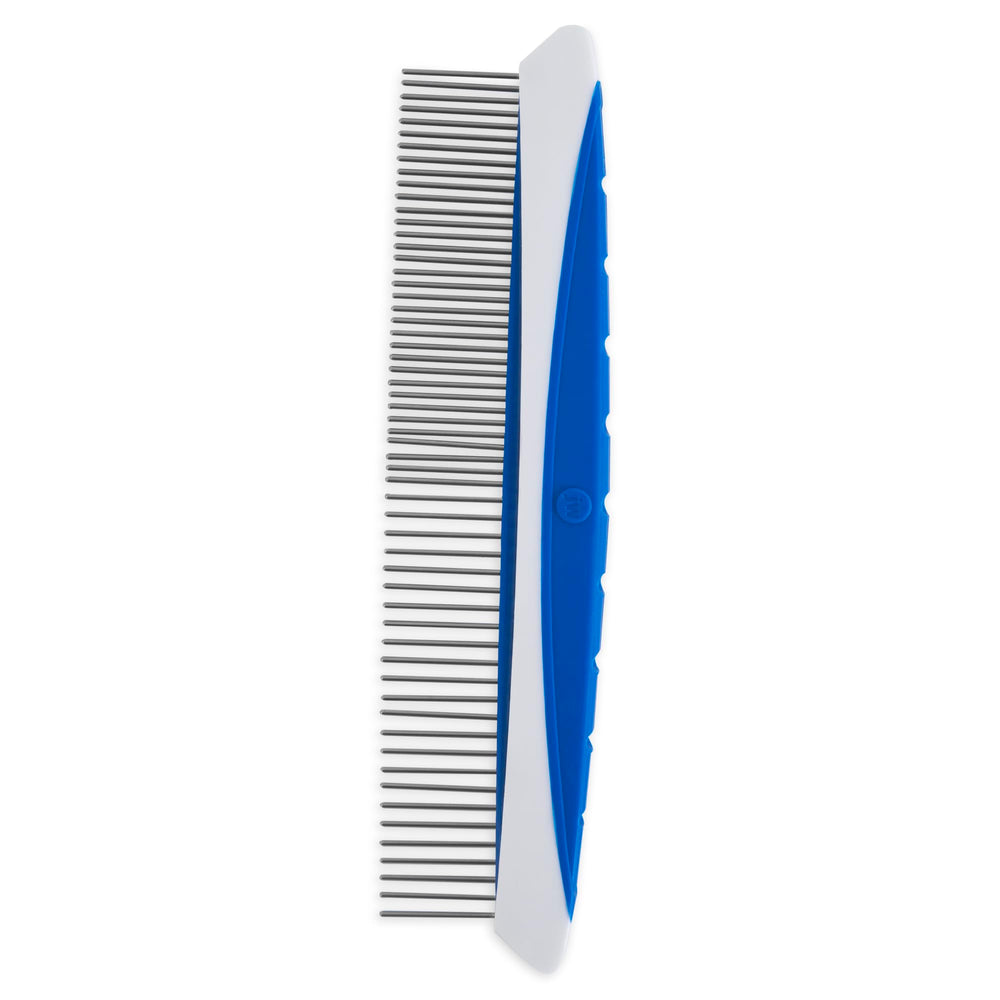JW GripSoft rubber-sheathed handle provides non-slip comfort during grooming sessions