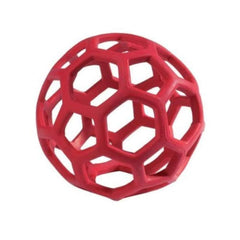 JW HOL-ee Roller medium two-pack in assorted colors for durable fetch.