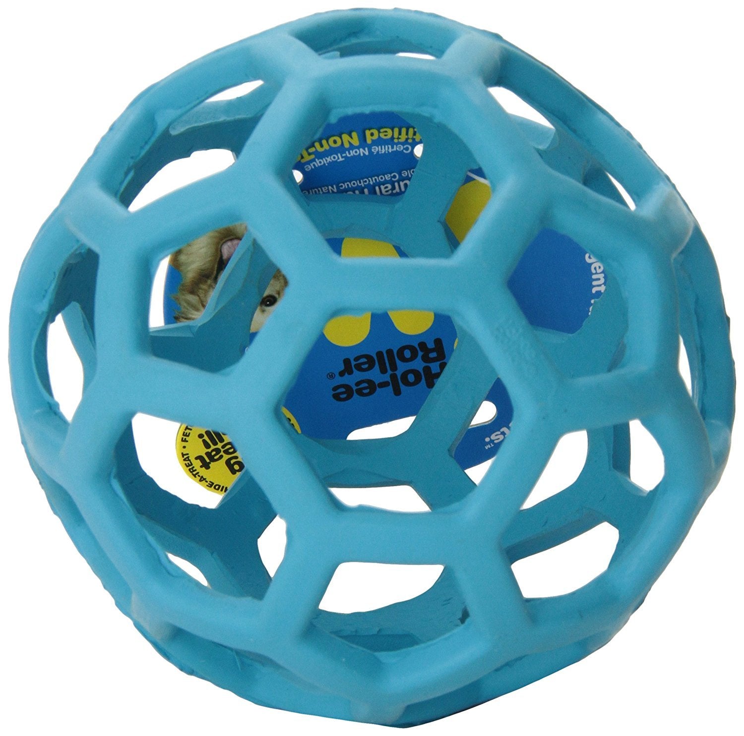 JW Hol-ee Roller teething-friendly surface supports gentle gum relief.