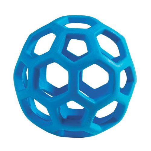 Assorted colors JW Pet Hol-ee Roller doubles as a training aid.