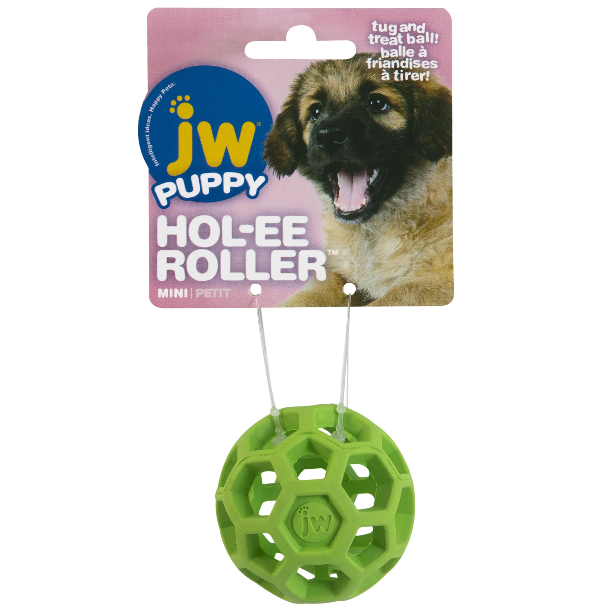 JW Pet Hol-ee Roller treat-inside design enables mentally engaging training