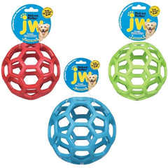 JW Pet Hol-ee Roller open design for easy stuffing and mental stimulation.