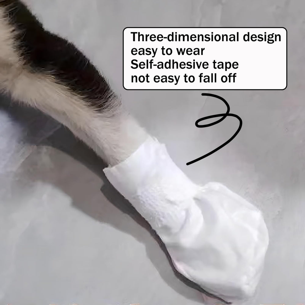JWFLCK disposable paw covers 24pcs simplify post-walk cleanup.
