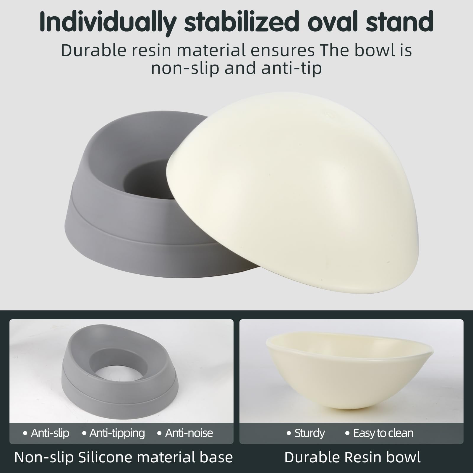 JWPC Bulldog Bowl adjustable height promotes comfortable feeding posture for small pets.