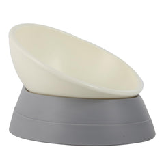 JWPC Bulldog Bowl anti-slip grey 2 cup sits securely for steady feeding.
