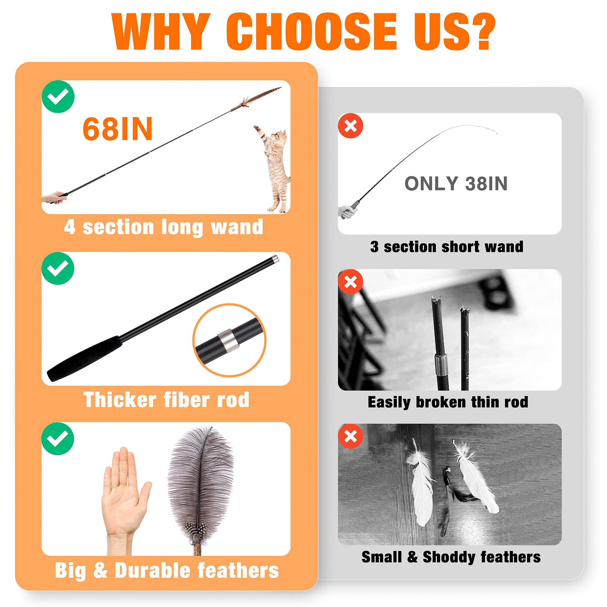 JXFUKAL durable telescopic wand design tucks away easily after fun sessions.