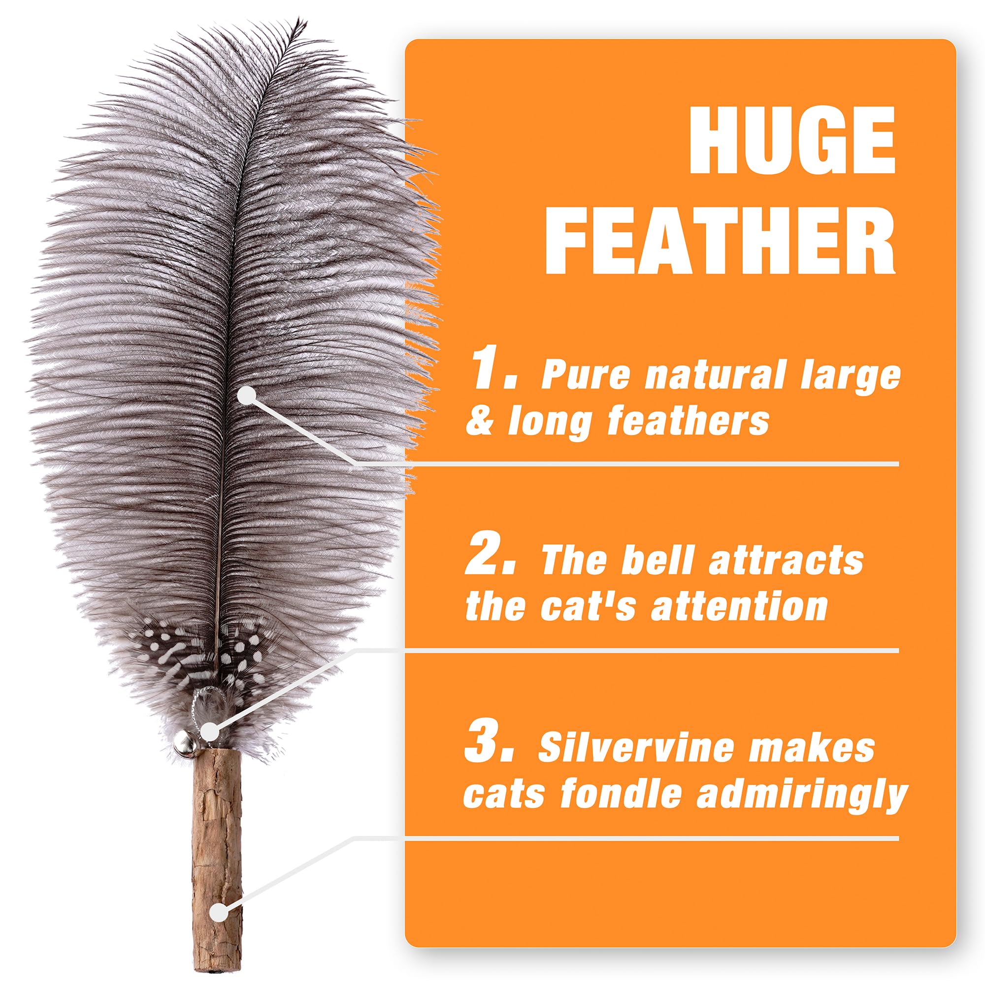 JXFUKAL cat wand interactive play encourages prey-mimicking movements for active indoor cats.