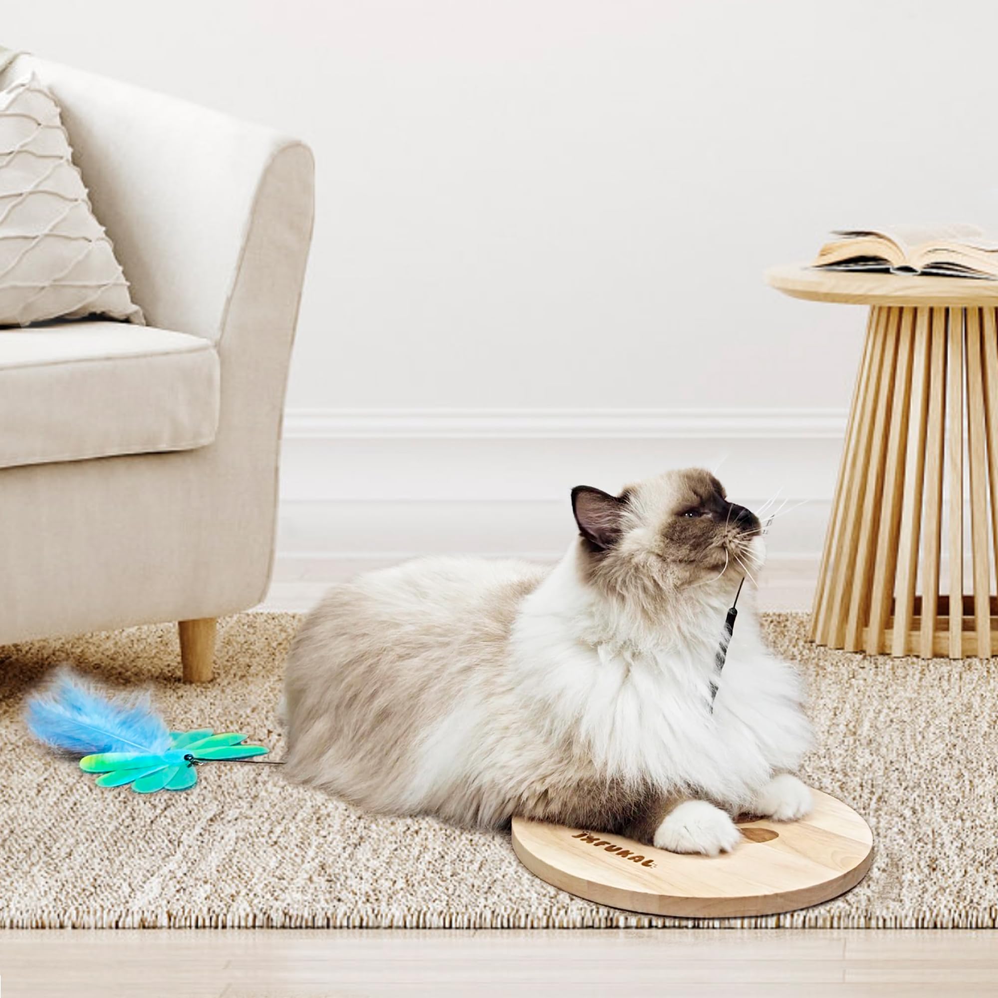 JXFUKAL interactive cat toy refill-bird mimics prey to spark curiosity