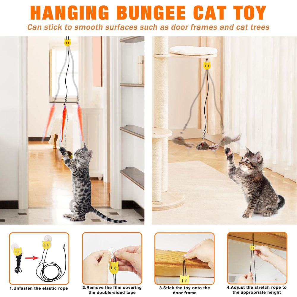 JXFUKAL interactive cat toy refill-butterfly invites fluttering appeal during play