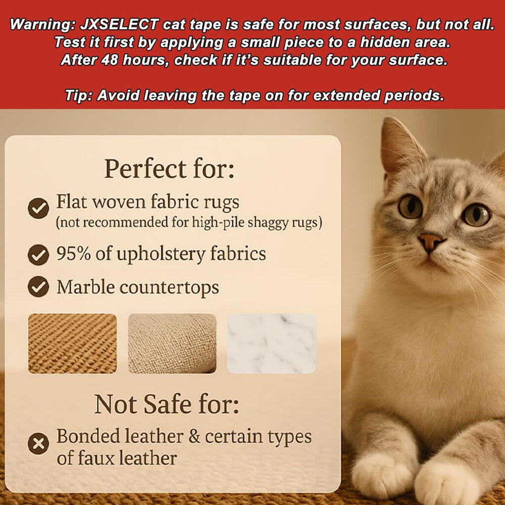 JXSELECT versatile multiuse tape used on countertops and furniture.