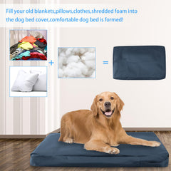 JYSILIYH waterproof canvas cover laid flat highlights heavy-duty material and stain resistance