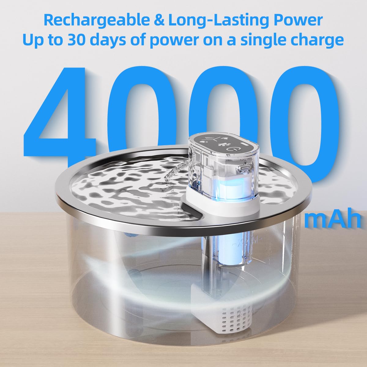 Jzla Pro dishwasher-safe stainless tank and tray simplify cleaning.