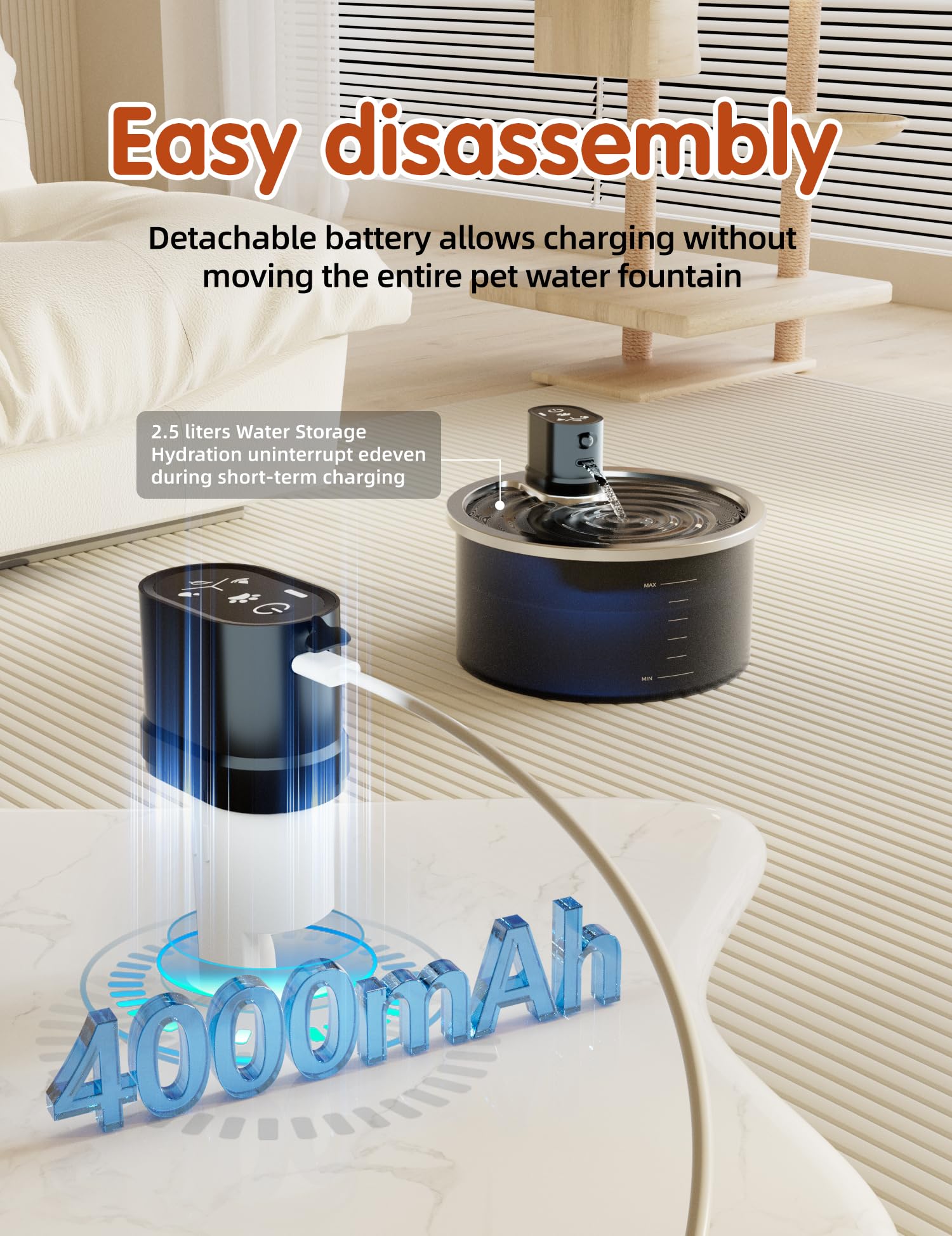 Jzla Pro elevated drinking height eases pet posture during drinking