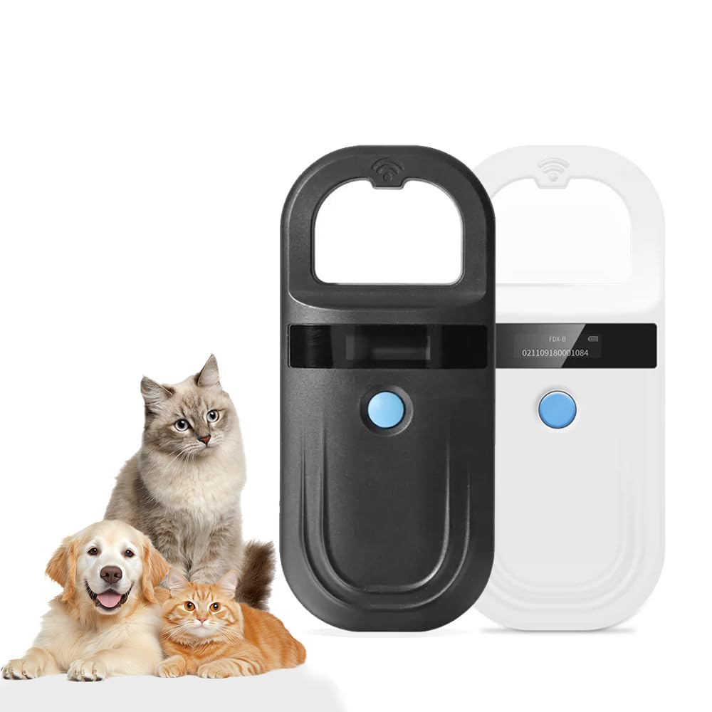 JZLHGOFYTD pet microchip scanner auto-off feature conserves battery.