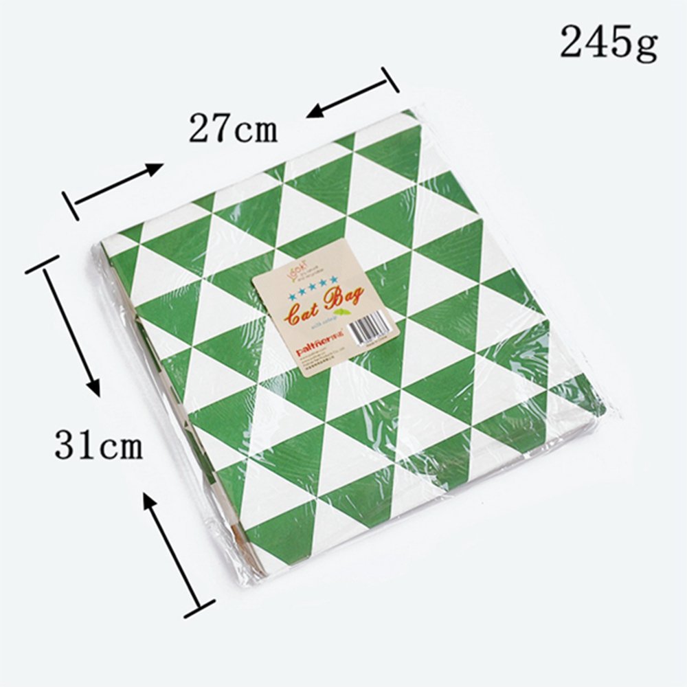 JZMYXA cat paper bag tunnel toy kittens playing inside for enrichment.