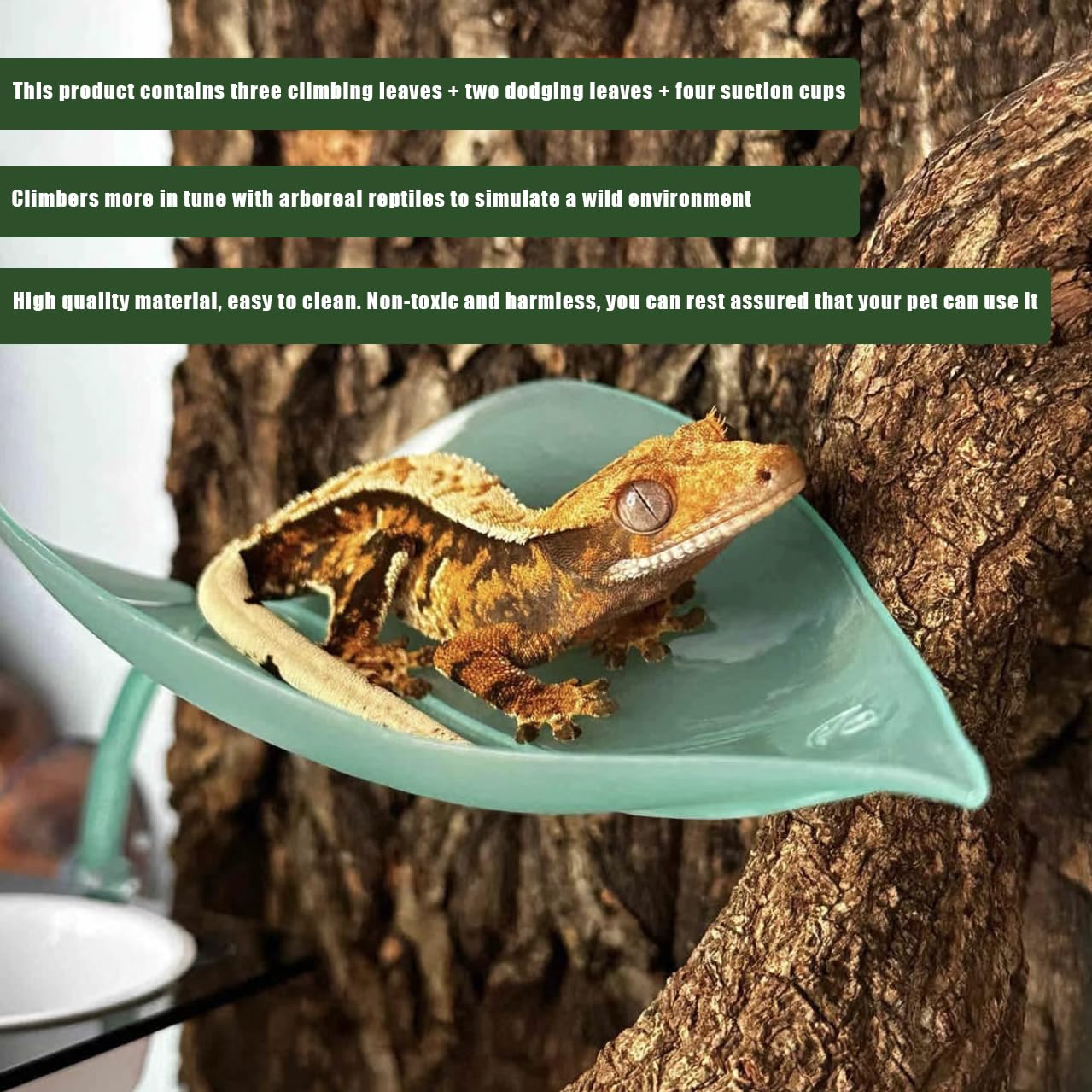 JZNCHP gecko vines create natural climbing structures for playful habitats.