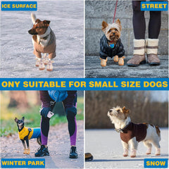 JZXOIVA dog shoes size 1 anti-slip sole on hardwood floors improves traction.