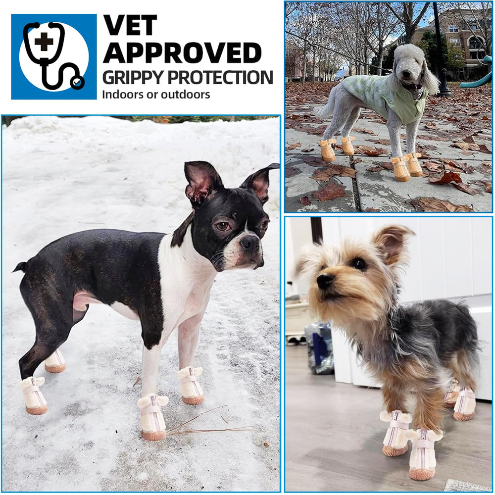 JZXOIVA dog shoes size 1 winter protection against snow and ice.