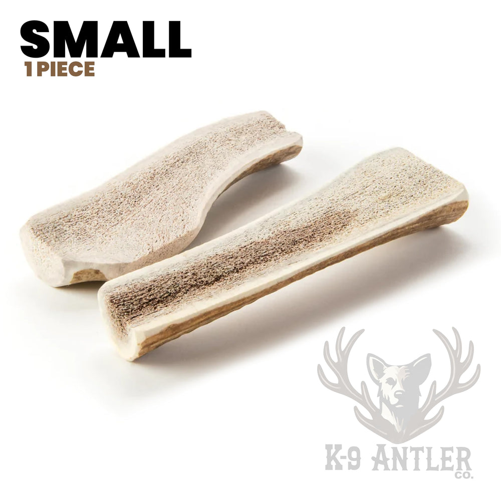 K-9 Antler Co puppy-friendly split elk antler supports teething and enrichment