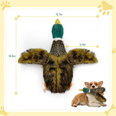 k8PurrDog belly-quacker duck toy delivers realistic sounds