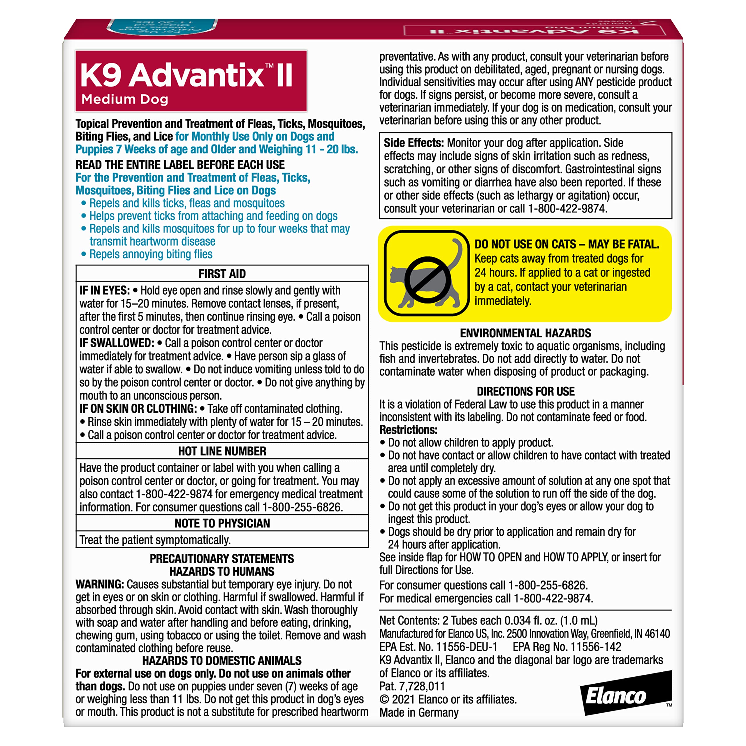 K9 Advantix II spot-on on-dog application shows easy protection.