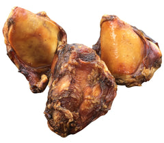 K9 Connoisseur beef knee-cap bone 3-count showing long-lasting chew for dogs