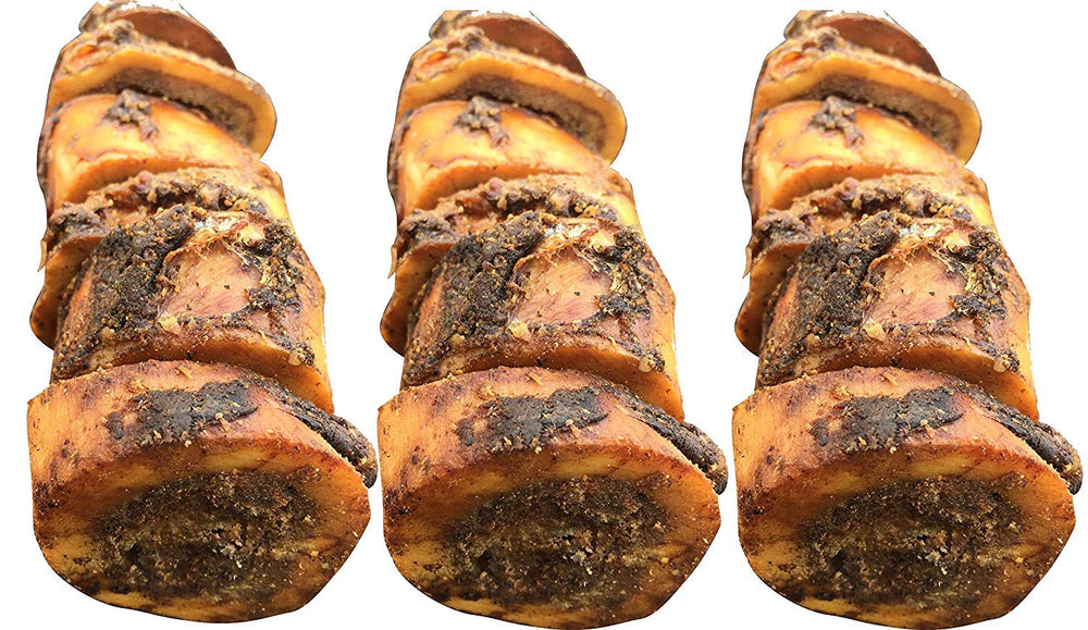 K9 Connoisseur beef marrow bones small pack front view for small dogs with long-lasting chew benefits