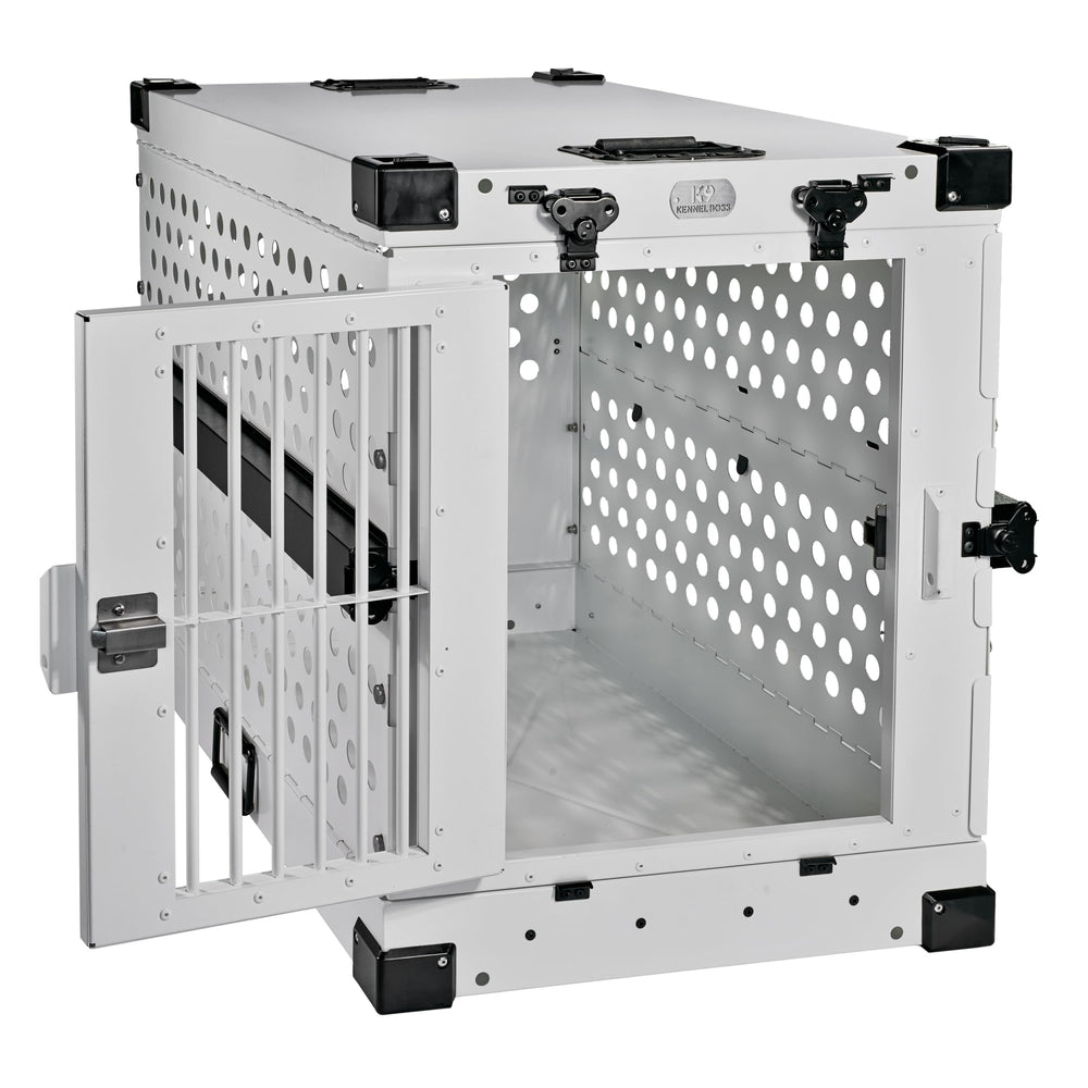 K9 Kennel Boss heavy-duty crate white interior for easy cleaning