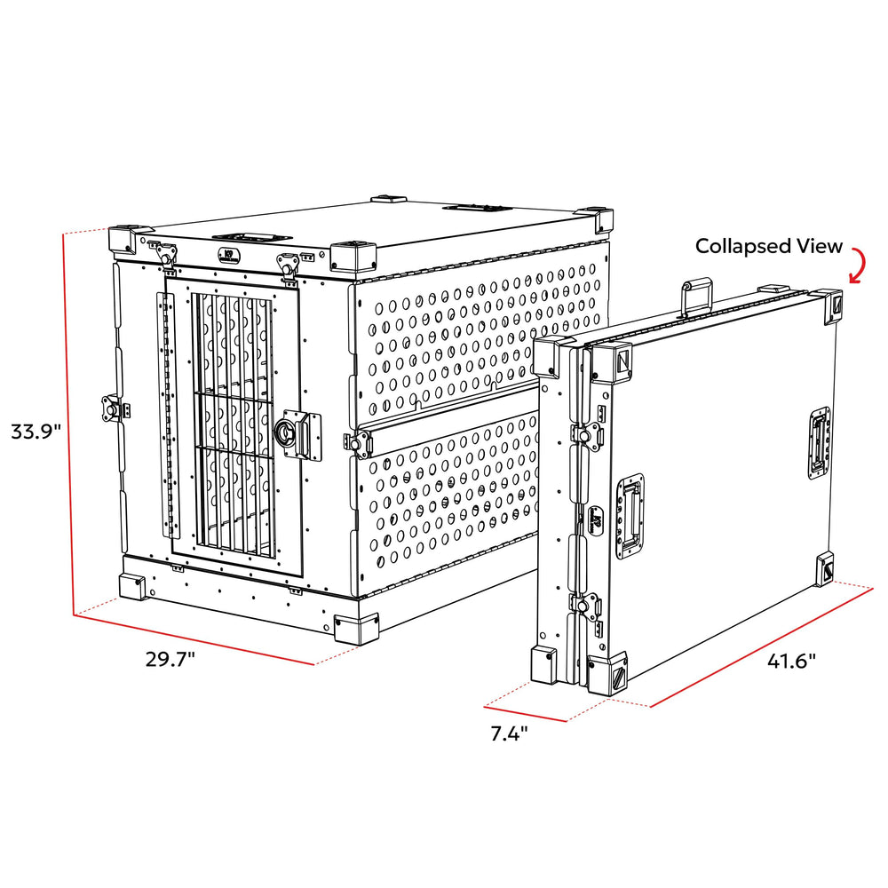 Crate in training use showing calm confinement improving crate-training routines.