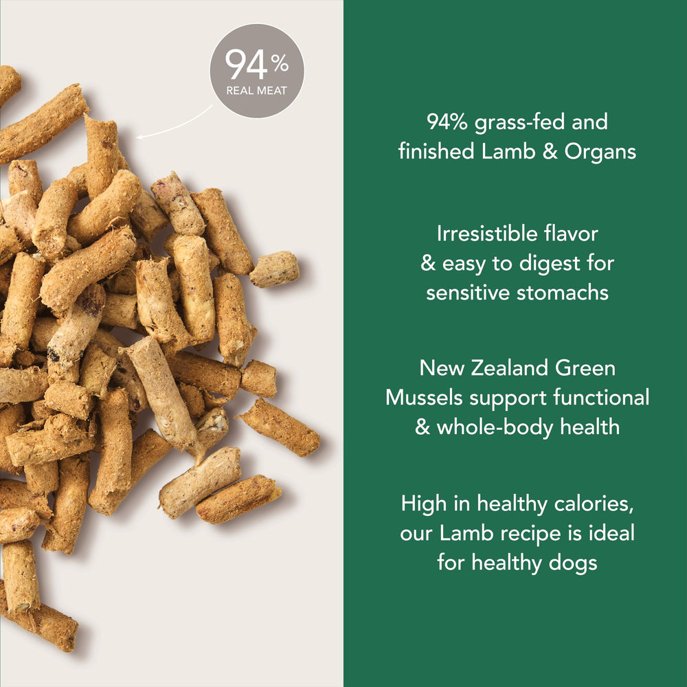 K9 Natural sealed pack grain-free dog food communicates freshness and long shelf life