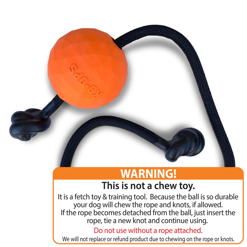 K9 Ops Moki Tug Toy ball launcher compatibility for easy fetch sessions.