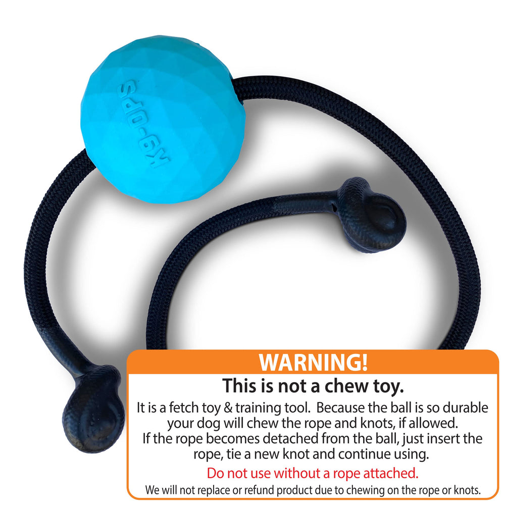 K9 Ops Moki Tug Toy features 16-inch paracord rope for durable tug sessions.