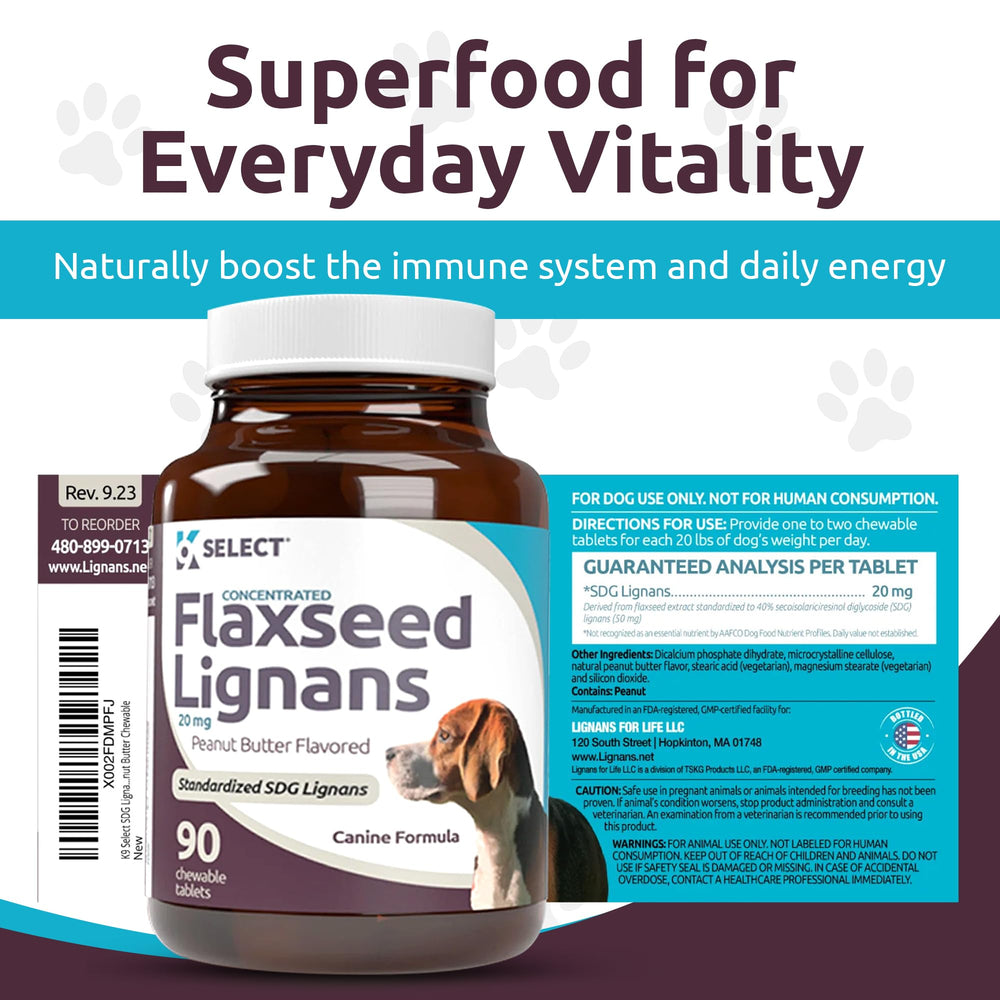 K9 Select antioxidant-boost dog health image emphasizing oxidative protection