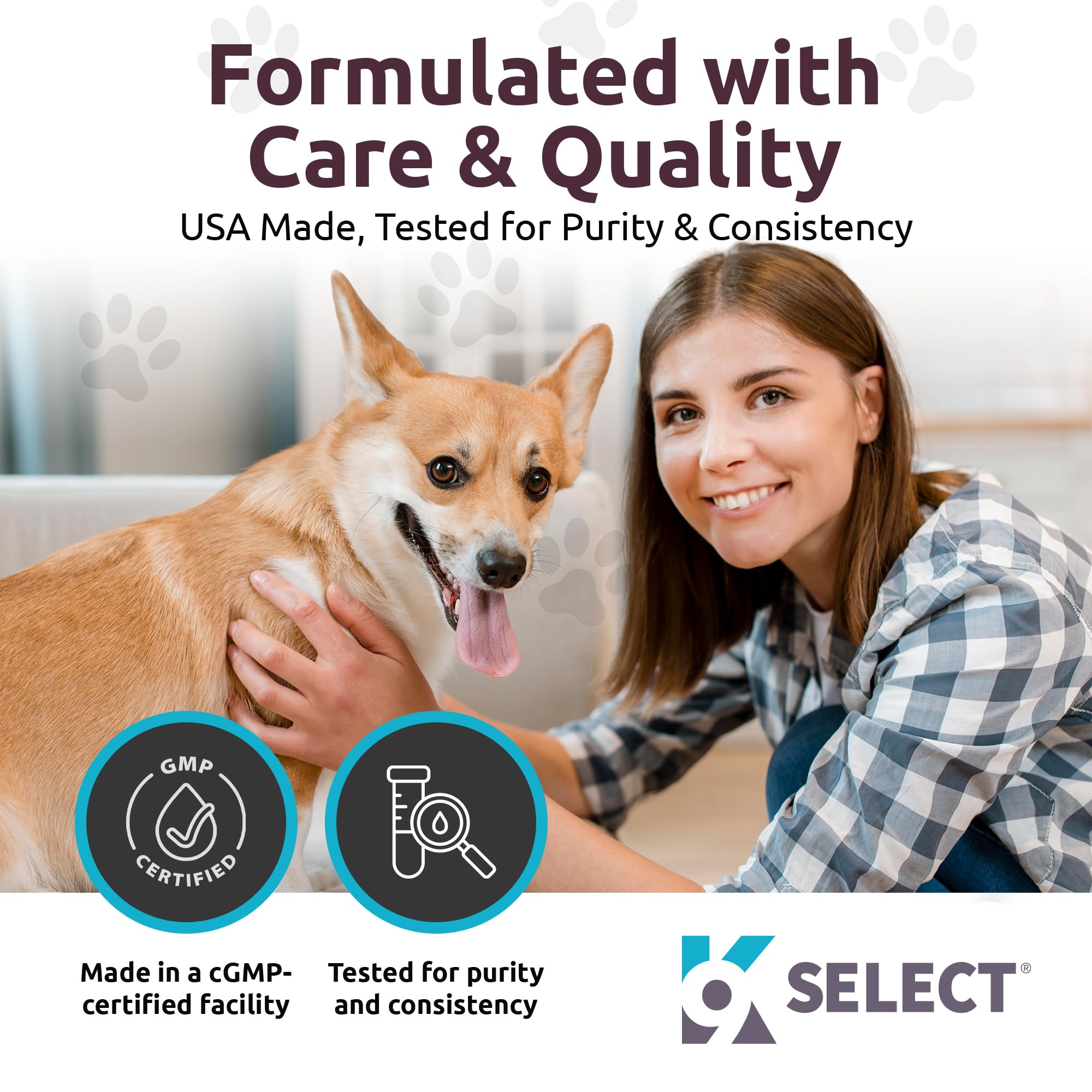 K9 Select fiber-free formula tablet for fiber-sensitive dogs