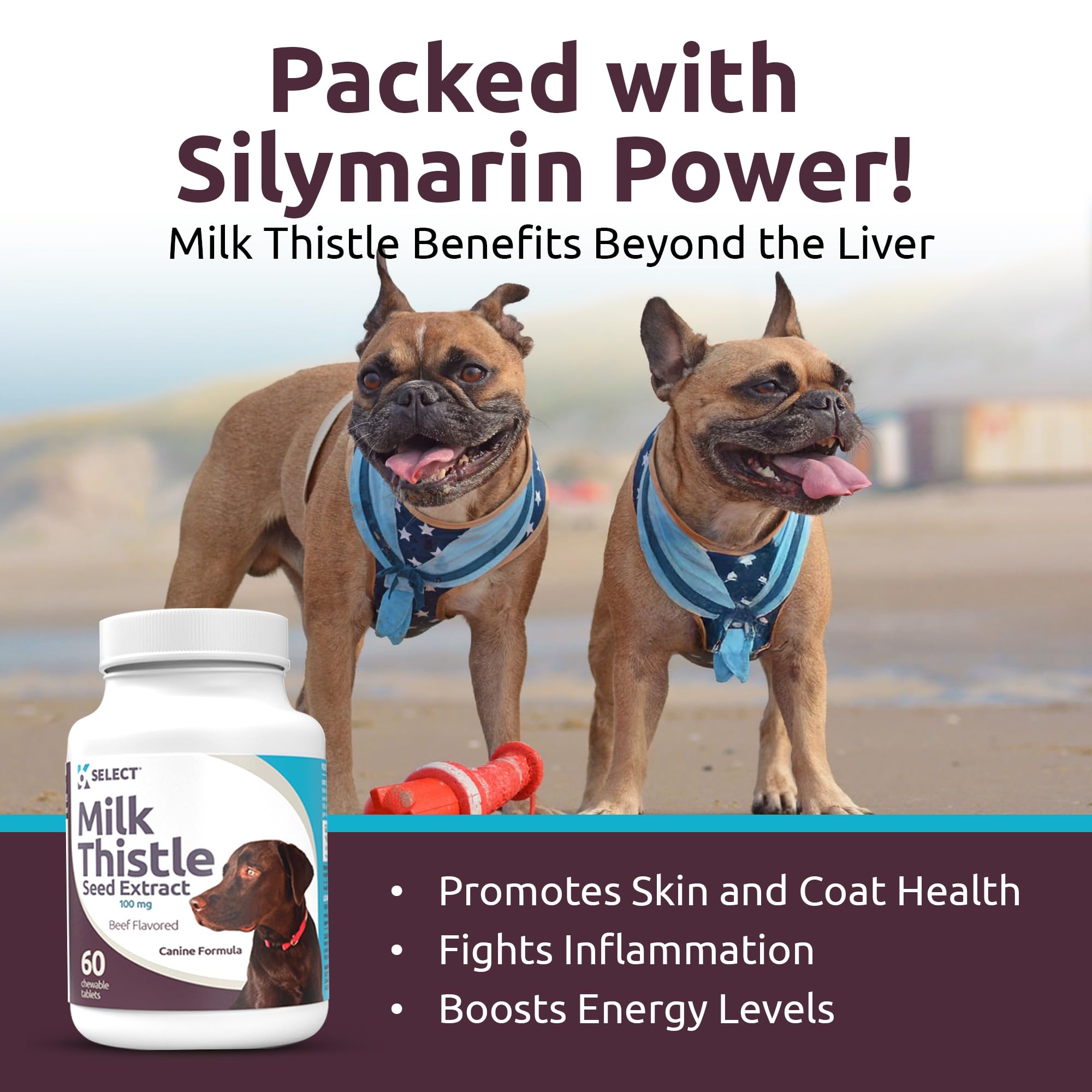 K9 Select liver detox support chewables for toxin management during daily routines.