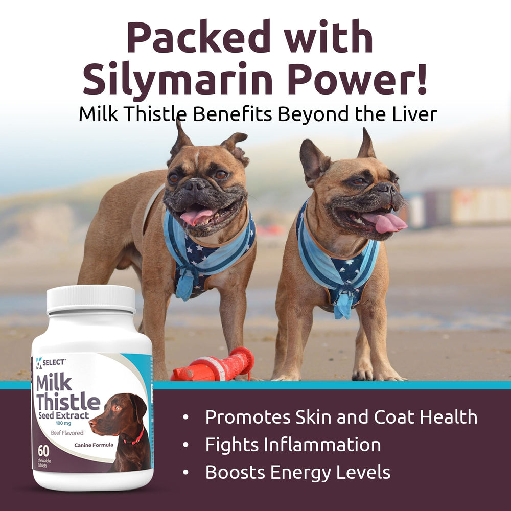 K9 Select liver detox support chewables for toxin management during daily routines.