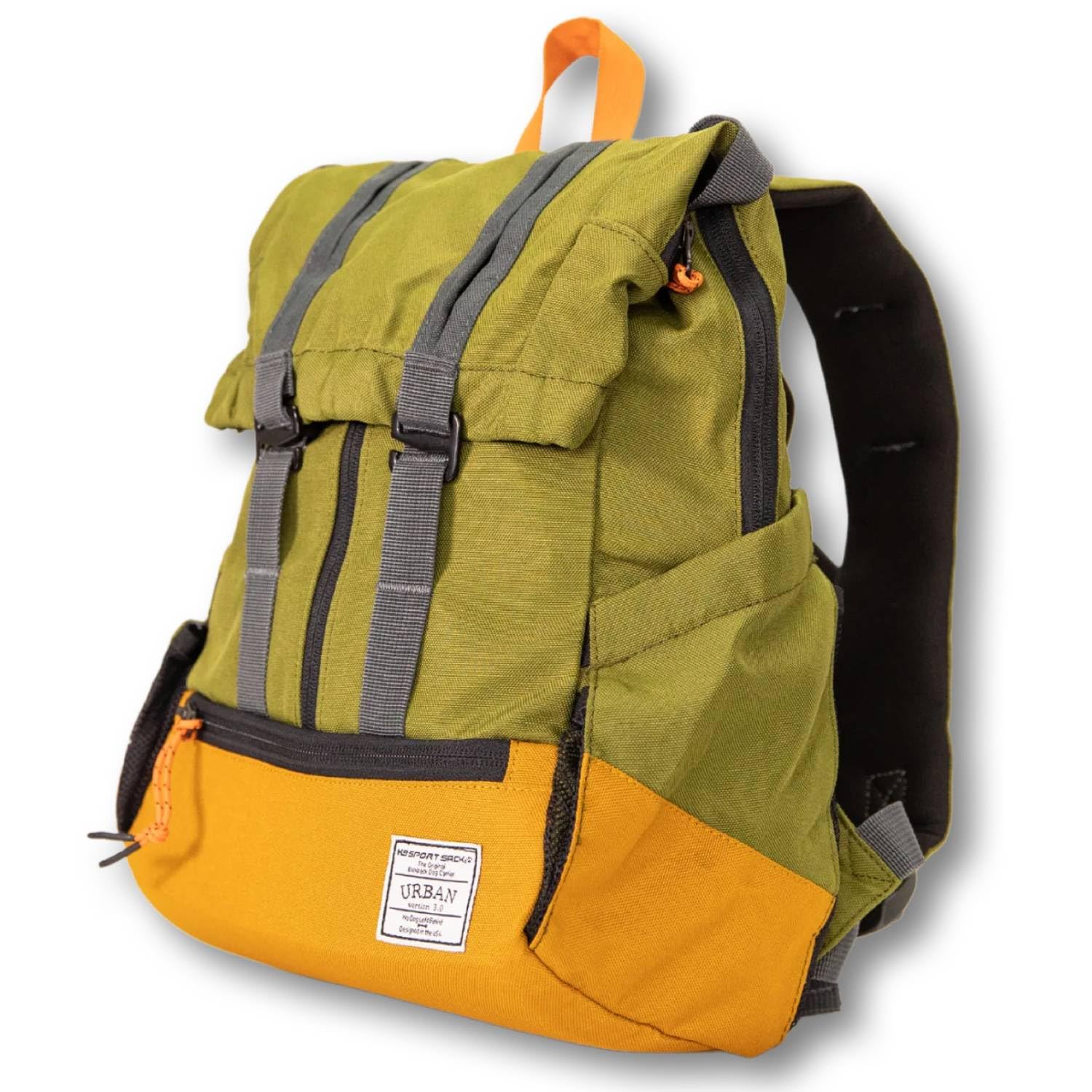 K9 Sport Sack Urban 3 Small Leafy padded laptop sleeve—secure daily work commute with your pup.