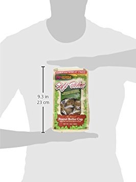 K9 Granola Factory Soft Bakes Peanut Butter Cup close-up of a chewy treat ideal for easy chewing.