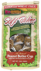 K9 Granola Factory Soft Bakes Peanut Butter Cup packaging, real ingredients for a tasty, gentle dog snack.