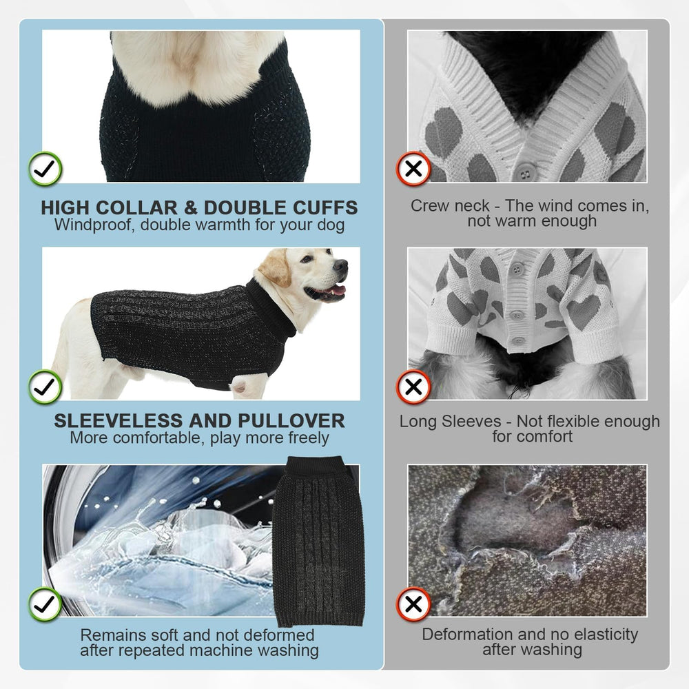 K9meme medium dog sweater leash hole for secure harness connections.