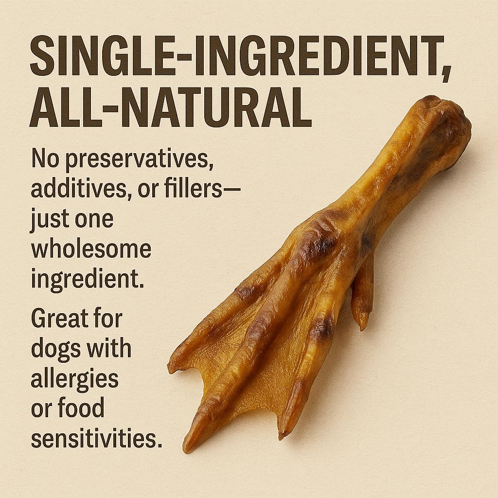 K9warehouse duck feet for large breeds — image shows a long-lasting, satisfying chew.