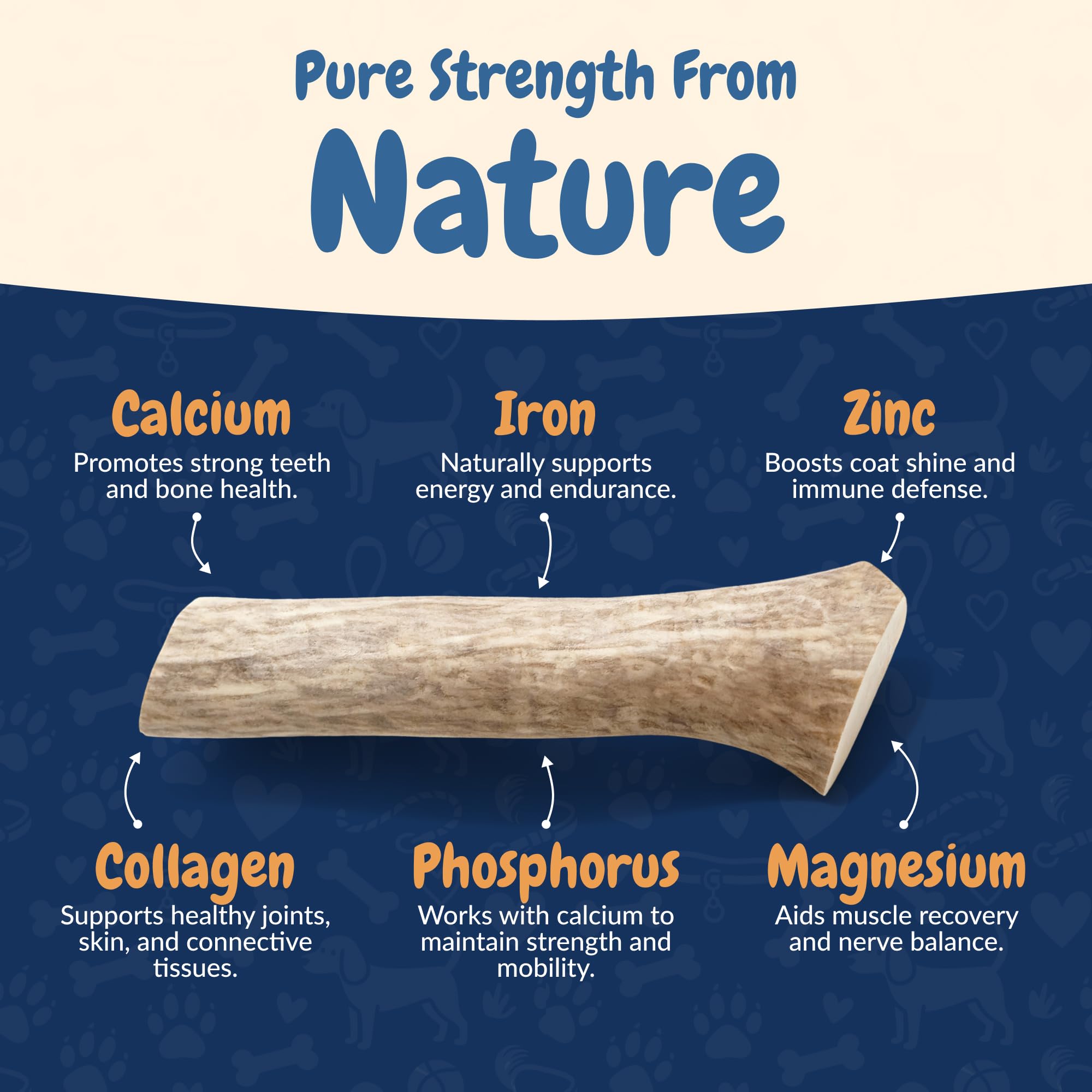 K9warehouse elk antlers natural sourcing emphasizes chemical-free goodness