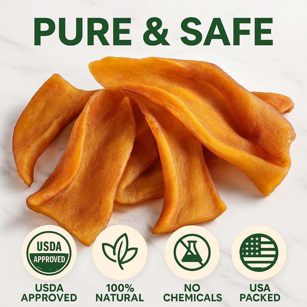 K9warehouse pig ears no-rawhide dog chews—healthier alternative for chewers.
