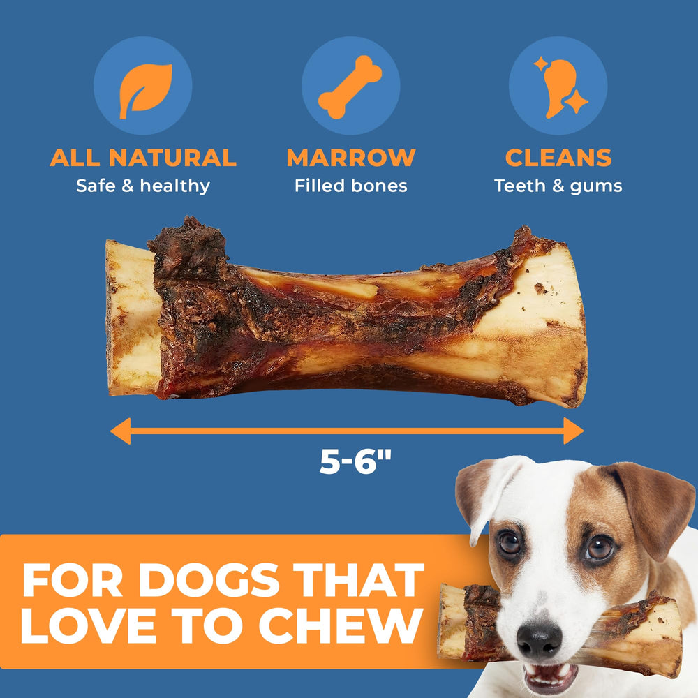 K9warehouse smoked-beef-marrow-inside reveals rich marrow filling dogs crave.