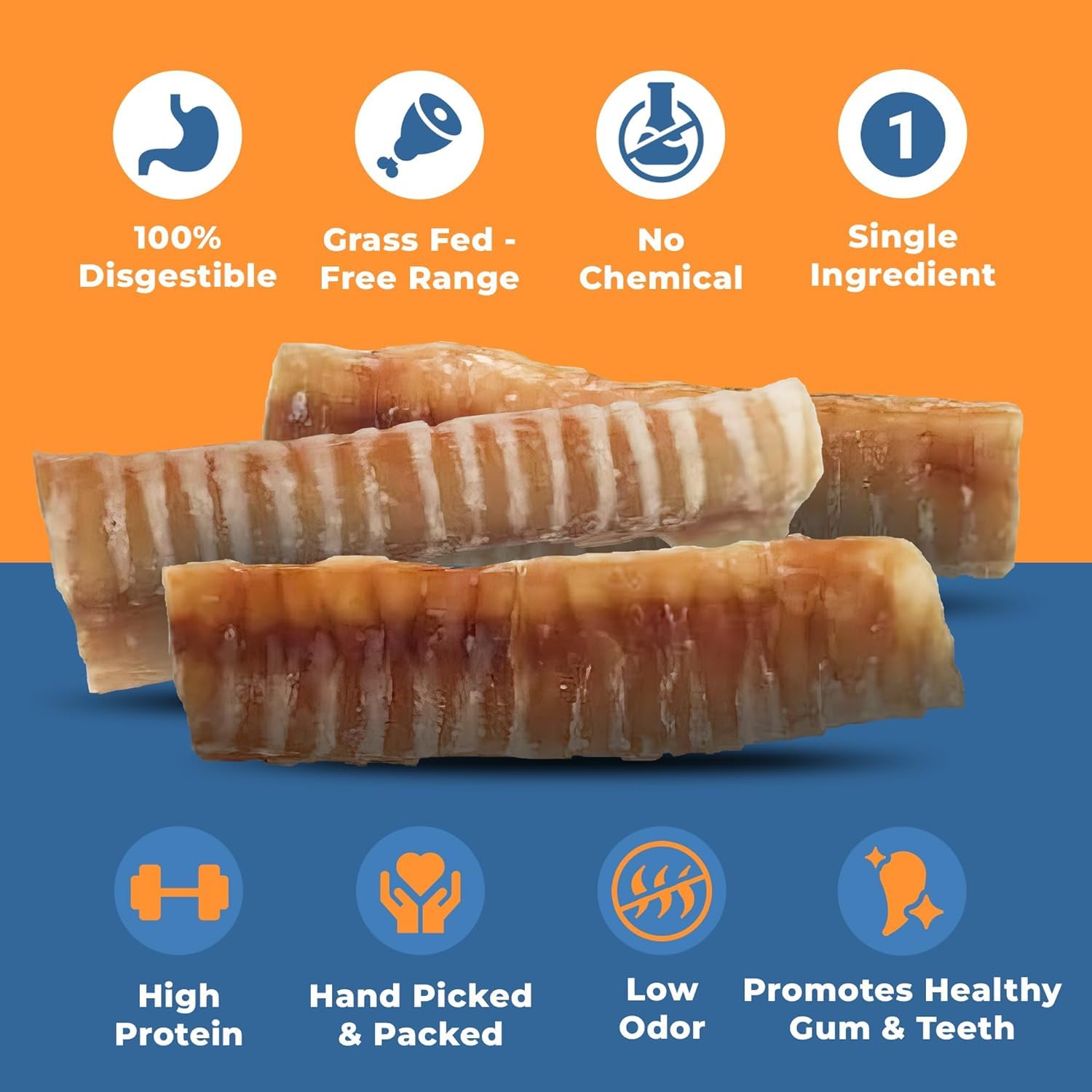 K9warehouse Trachea Dog Chews eco-friendly sourcing image