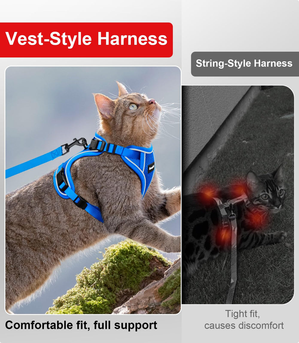 Kaazylab arnés gato diseño ergonómico 360 para ajuste cómodo total