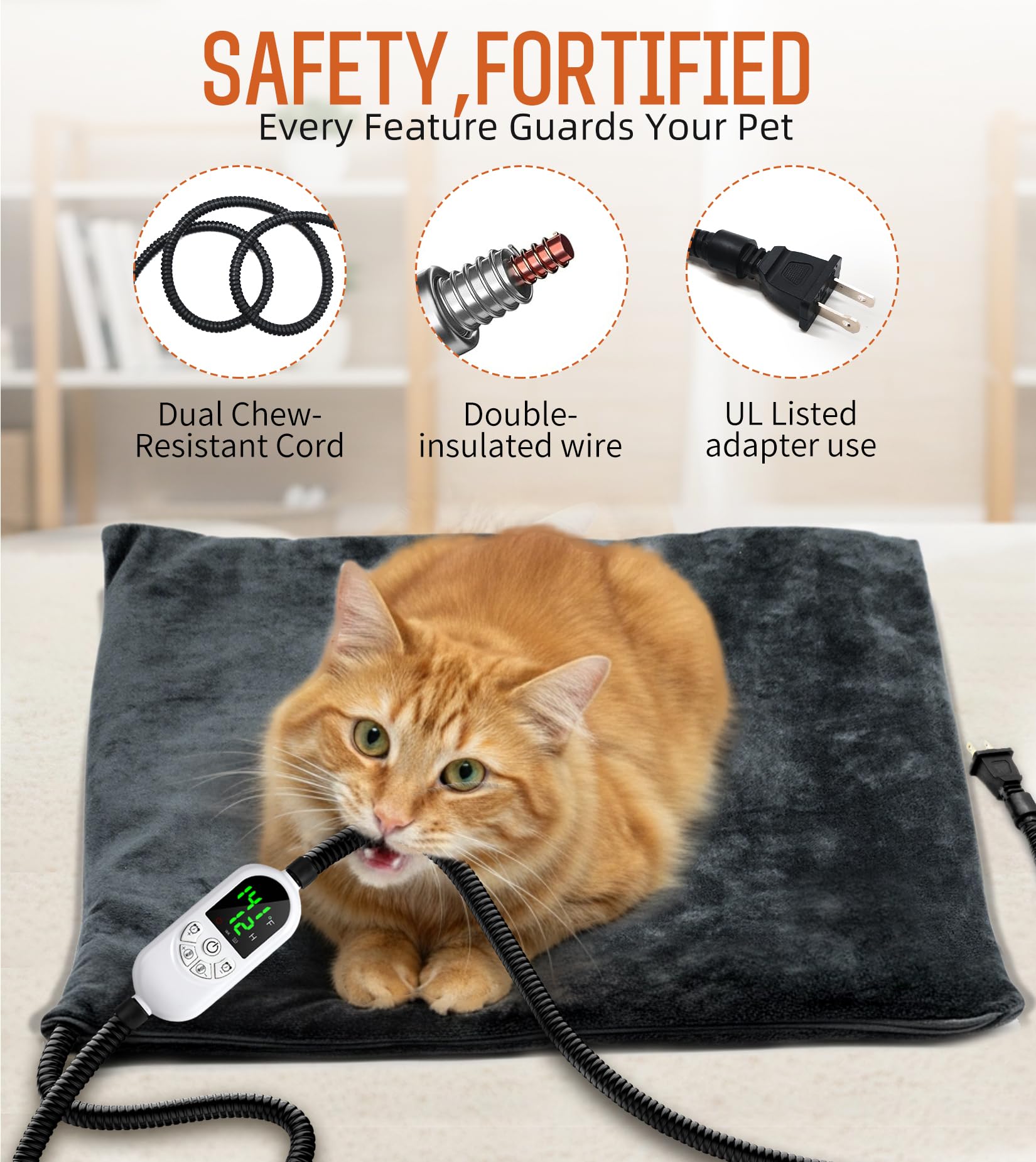 Kabaripet removable cover provides easy cleaning after shedding or outdoor use